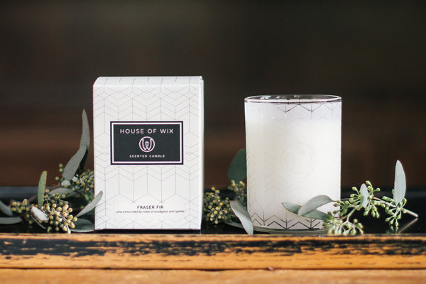 FRASER FIR SCENTED CANDLE – HOUSE OF WIX