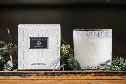 ORANGE BLOSSOM TRIPLE WICK SCENTED CANDLE