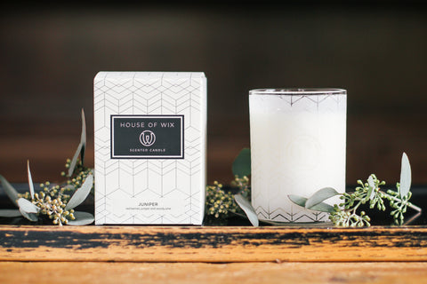 JUNIPER SCENTED CANDLE